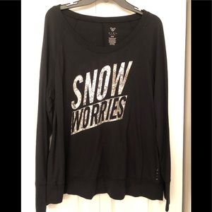 Snow worries long sleeve Lane Bryant 18/20 size .